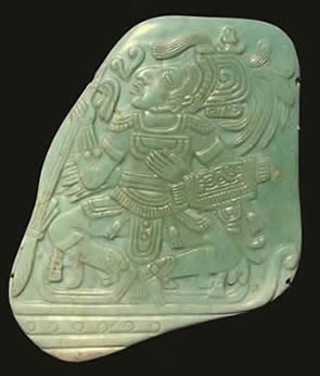 Mayan Jade Sculpture