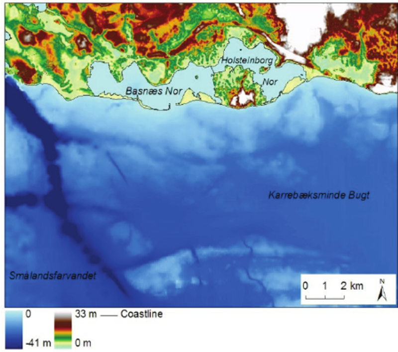 Glano Bathymetry Chart