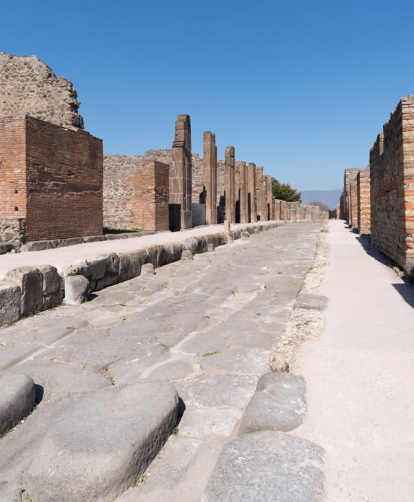 Pompeii Street Car Ruts