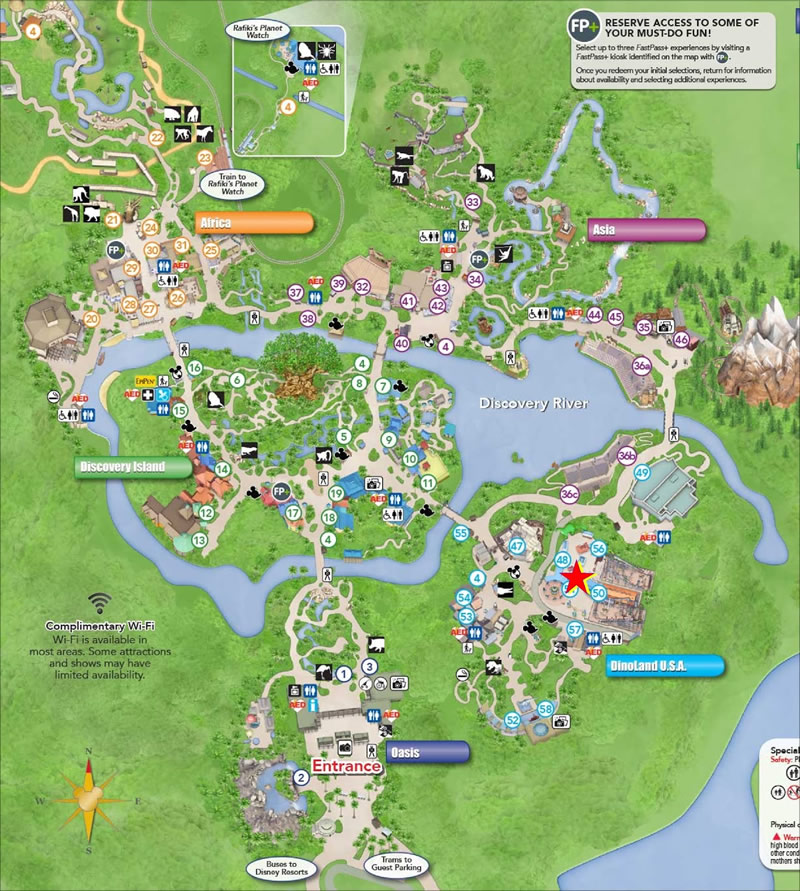 Animal Kingdom Map